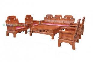 匠心传承·尊贵享受——厂家热销象头沙发十件套红木家具解析